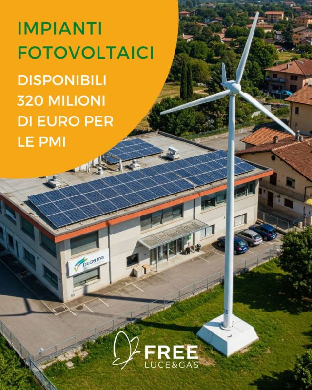 📢 A partire dal 4 aprile 2025, le PMI potranno richiedere agevolazioni per investire in impianti solari fotovoltaici e minieolici, puntando sull’autoconsumo immediato e su sistemi di accumulo per un utilizzo differito dell’energia. Il supporto rientra nella Misura 7 del PNRR ed è gestito da Invitalia.

⚡ Possono accedere ai fondi le PMI di tutto il territorio nazionale, con esclusione delle imprese carbonifere e della produzione primaria di prodotti agricoli, pesca e acquacoltura. Le agevolazioni coprono fino al 50% delle spese per investimenti tra 30.000 e 1.000.000 di euro.

💰 Sono disponibili 320 milioni di euro, con il 40% destinato a micro e piccole imprese e un altro 40% alle regioni del Sud. Le domande vanno presentate online dal 4 aprile al 5 maggio 2025 sulla piattaforma di Invitalia. Un’opportunità per le PMI di investire in energia rinnovabile e ridurre i costi!

Fonte: Ministero delle Imprese e del Made in Italy

#transizioneenergetica #energierinnovabili #freelucegas