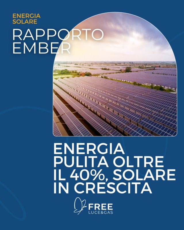 🔆 Nel 2024, l’energia elettrica prodotta da fonti pulite ha superato il 40% a livello globale, grazie soprattutto all’energia solare, che ha registrato una crescita del 29%. Il solare, ormai motore della transizione energetica, ha raggiunto livelli record sia nella produzione che nelle nuove installazioni.

🌍 Nonostante il boom del solare, le emissioni di CO₂ sono aumentate dell’1,6% a causa di una maggiore domanda di elettricità (+4%), spinta soprattutto dalle ondate di calore che hanno fatto impennare l’uso dei condizionatori. La Cina ha guidato la crescita solare, contribuendo per il 53% all’aumento globale.

⚡ Secondo il rapporto Ember, il futuro del sistema elettrico sarà segnato da due trend principali: crescita esponenziale del solare e aumento della domanda elettrica, alimentata da mobilità elettrica, data center e cambiamenti climatici. Le fonti rinnovabili, con l’aiuto dello stoccaggio a batteria, sembrano pronte a rispondere alla sfida.

Fonte: Esgnews

#transizioneenergetica #energierinnovabili #freelucegas