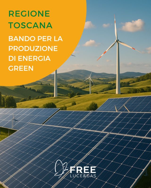 🔋 La Regione Toscana ha stanziato 20 milioni di euro per incentivare la realizzazione di impianti da fonti rinnovabili all’interno delle Comunità Energetiche Rinnovabili (CER). I fondi sono destinati sia ai comuni con oltre 5.000 abitanti che alle aree interne strategiche.

🏘️ Possono partecipare CER già costituite, enti locali, aziende sanitarie, PMI e professionisti, presentando domanda singola o congiunta. Ogni domanda può riguardare uno o più impianti, purché localizzati in Toscana.

💡 Sono ammissibili progetti con spese a partire da 20.000€, per impianti fotovoltaici, eolici, mini-idroelettrici e sistemi di accumulo. Le spese tecniche e per la costituzione della CER sono incluse fino al 10% del totale.

💶 Il contributo massimo è del 40% per impianti fotovoltaici e del 30% per le altre tecnologie, con un tetto di 500.000€ per domanda.

🗓️ Le domande vanno inviate online dal 16 aprile al 18 luglio 2025 tramite il portale Sistema Fondi Toscana.

Fonte: Camera di Commercio Arezzo-Siena

#toscana #energierinnovabili #freelucegas